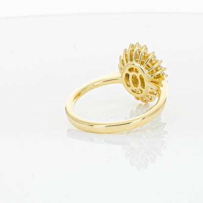 18ct Yellow Gold Yellow Diamond Ring