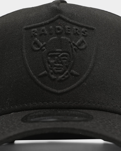 New Era Oakland Raiders Emboss 9FORTY A-Frame Snapback Black