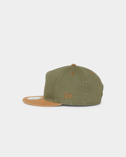 New Era Los Angeles Dodgers Golfer Snapback Green/Peanut