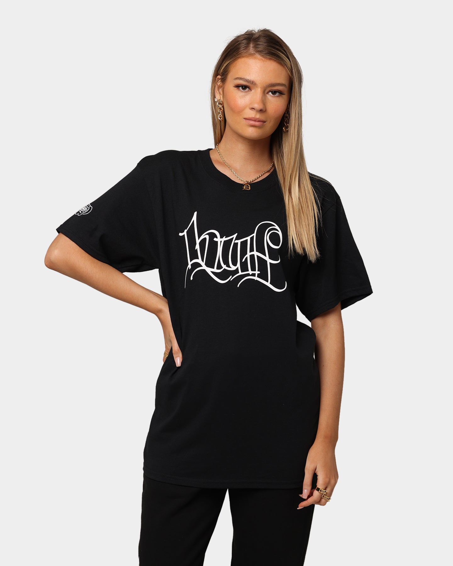 HUF HUF X Haze Handstyle 2 T-Shirt Black