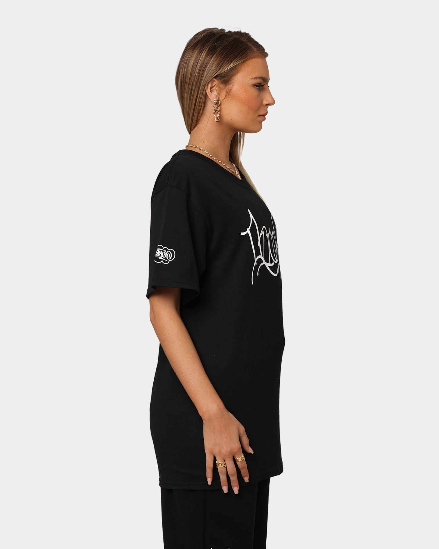 HUF HUF X Haze Handstyle 2 T-Shirt Black