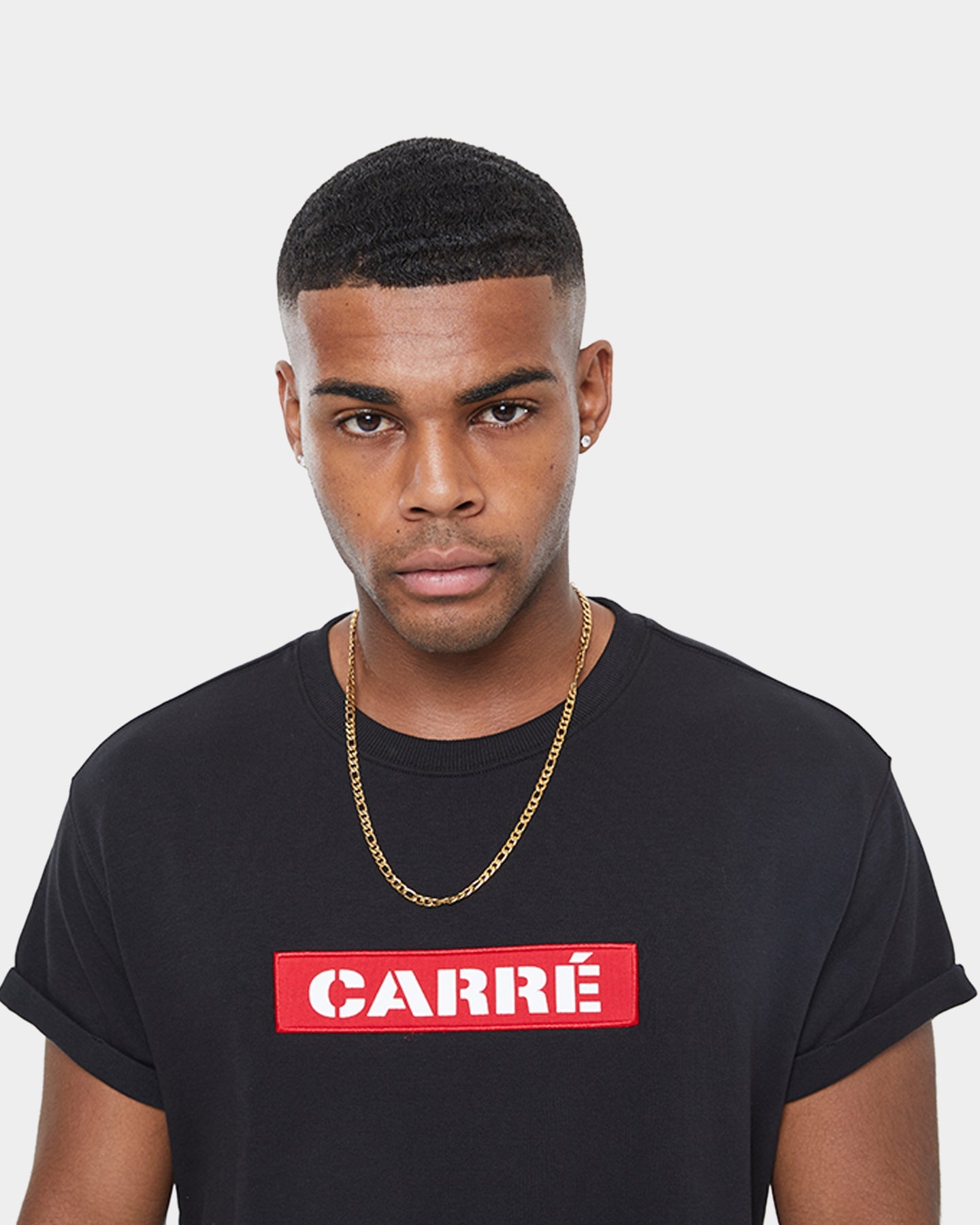 Carré Militant Short Sleeve T-Shirt Black