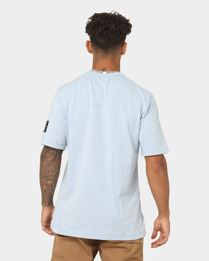 Calvin Klein Monogram Sleeve Badge T-Shirt Bayshore Blue