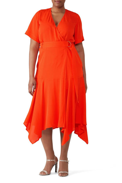 Claire Dress In Orange