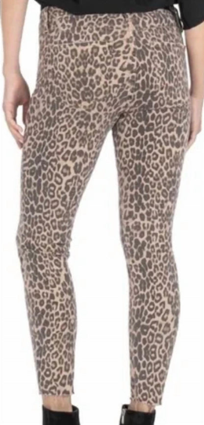 Donna Ankle Skinny In Brown/rose Cheetah