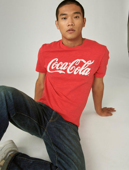 Lucky Brand Men's Coca Cola Logo Graphic Tee