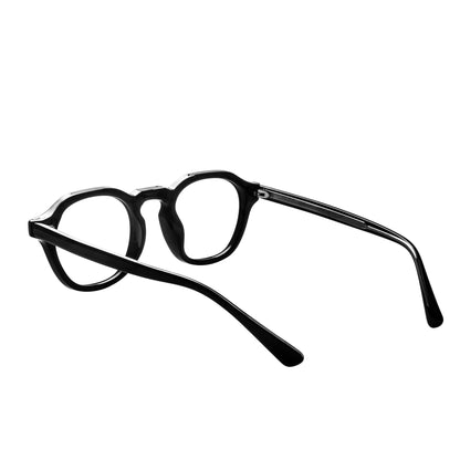 Roger Acetate Round Eyeglasses