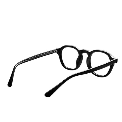 Roger Acetate Round Eyeglasses