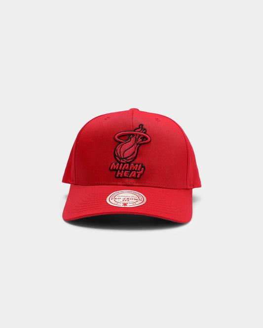 Mitchell & Ness Miami Heat Cotton Pro Crown Snapback Red