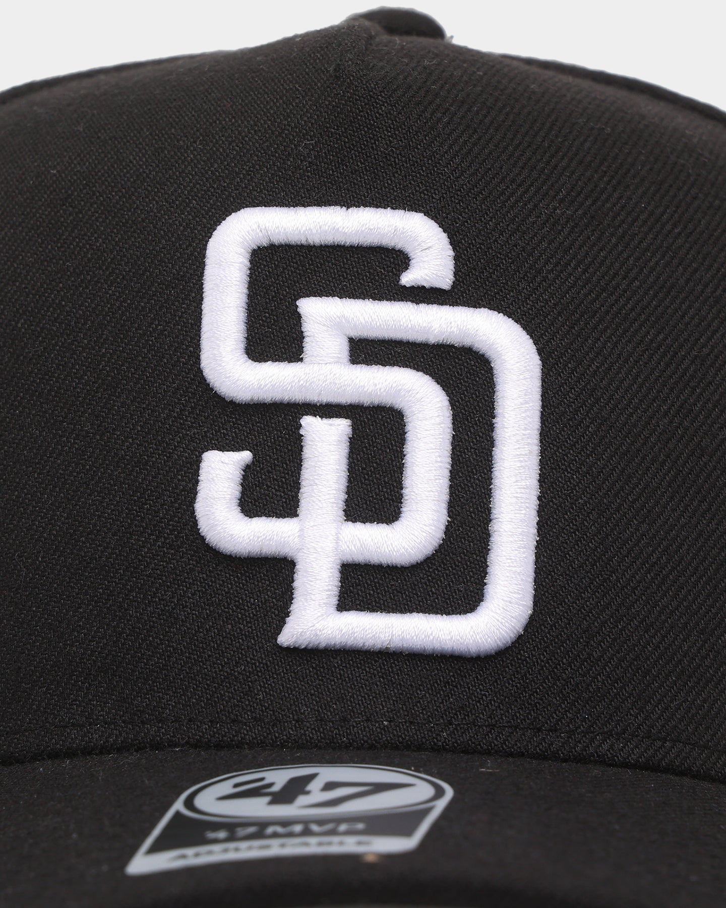 47 Brand San Diego Padres Replica 47 MVP DT Snapback Black/White