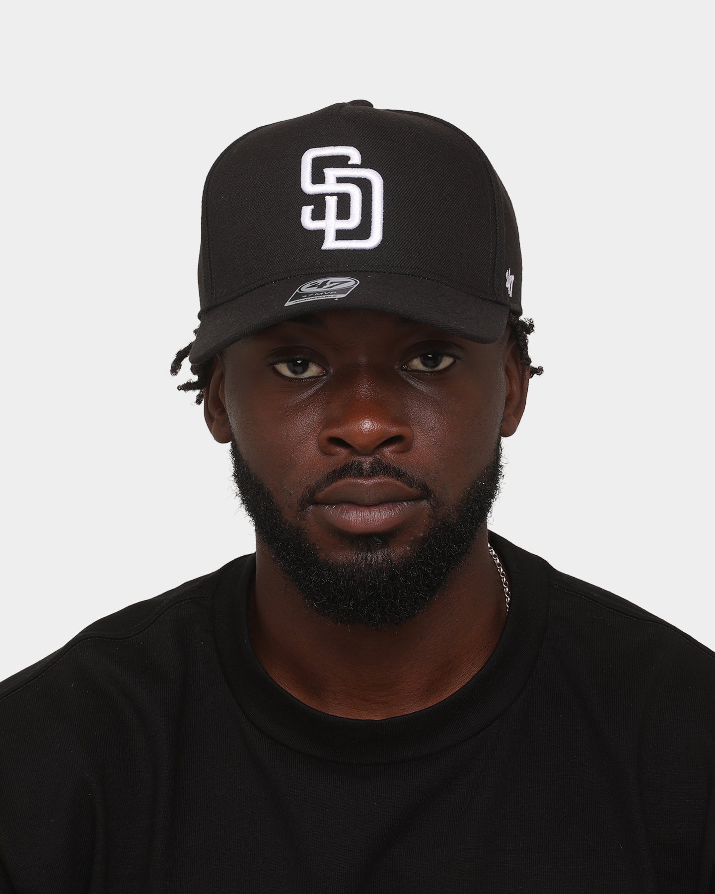 47 Brand San Diego Padres Replica 47 MVP DT Snapback Black/White