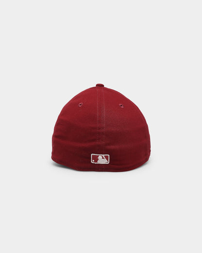 New Era New York Yankees 'Cardinal Peached Twill' 39THIRTY Stretch Fit Cardinal