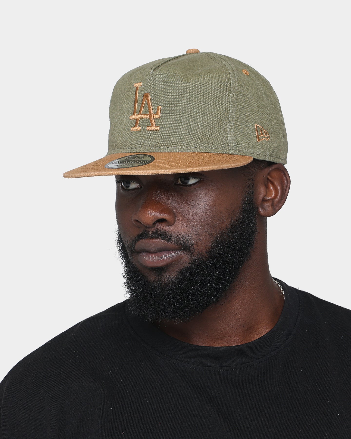 New Era Los Angeles Dodgers Golfer Snapback Green/Peanut