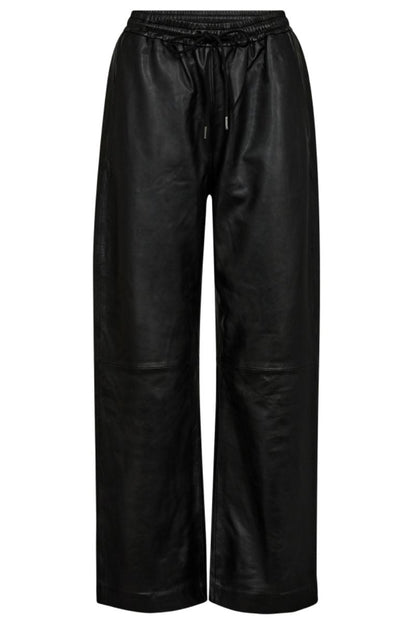 Phoebe PullOn LeatherPant 31243 | Black | Bukser fra Co'couture