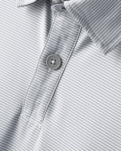 Commuter® Polo -- Silver Stripe