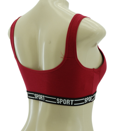 Lady Princess Ladies 2pk  Sport Bra -Asstd (S-XL)