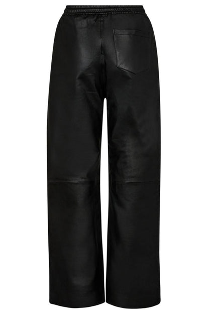 Phoebe PullOn LeatherPant 31243 | Black | Bukser fra Co'couture