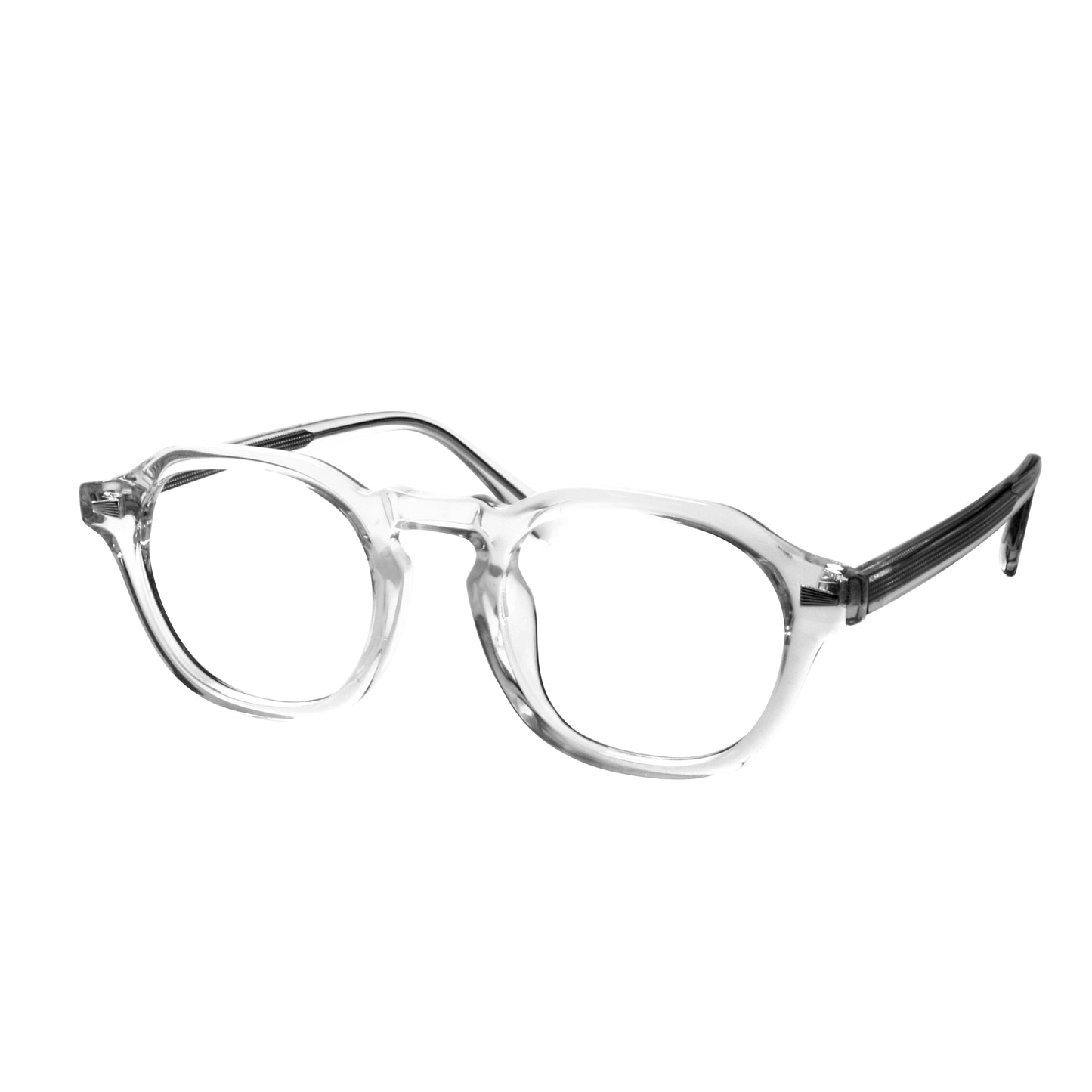 Roger Acetate Round Eyeglasses