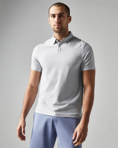 Commuter® Polo -- Silver Stripe