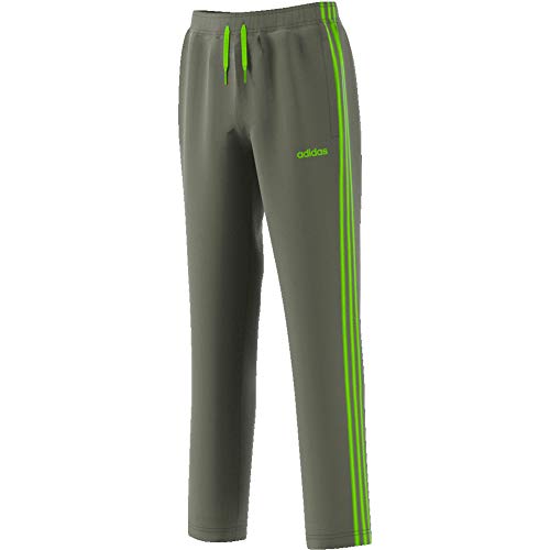 adidas Kinder E 3 Streifen T Hose, Leggrn/Sesosl, 164