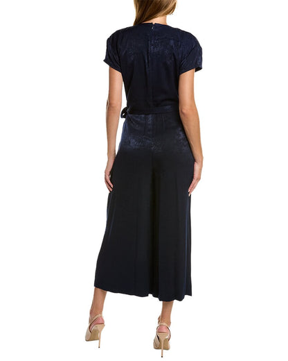 Tahari ASL Belted Jumpsuit