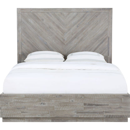 Alexandra Platform Bed - Rustic Latte