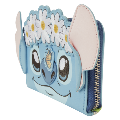 Lilo & Stitch Springtime Daisy Cosplay Zip Around Wallet by LoungeFly