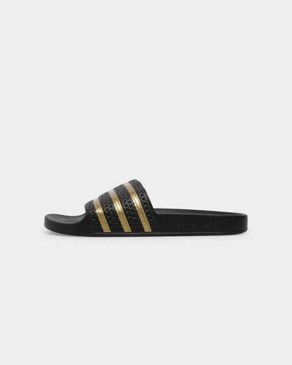 Adidas Adilette Black/Gold Core Black/Gold Metallic/Core Black