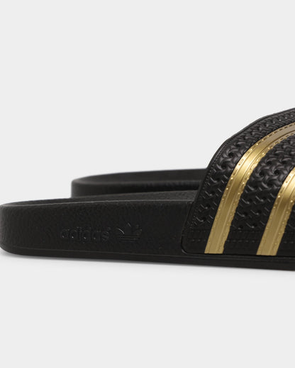 Adidas Adilette Black/Gold Core Black/Gold Metallic/Core Black