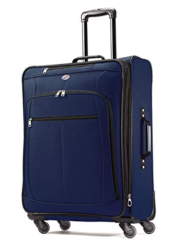 American Tourister 64590 AT Pop Plus Suitcase, 3 Piece Set (One Size, Navy)