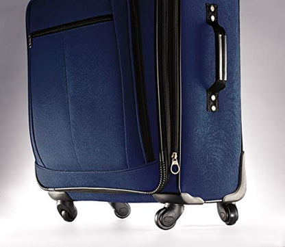 American Tourister 64590 AT Pop Plus Suitcase, 3 Piece Set (One Size, Navy)