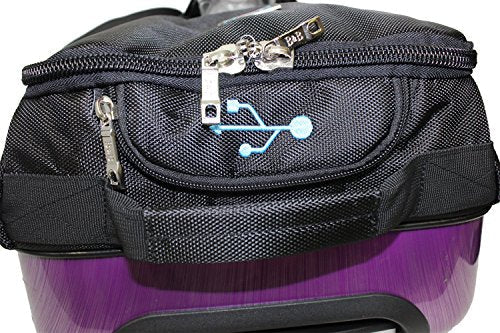 Boardingblue New Hard Side Airlines Personal Item Under Seat Luggage Purple