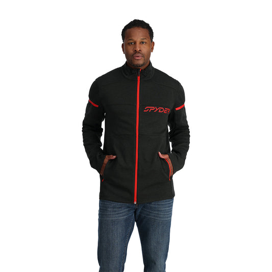 Mens Speed Fleece Full Zip - Black