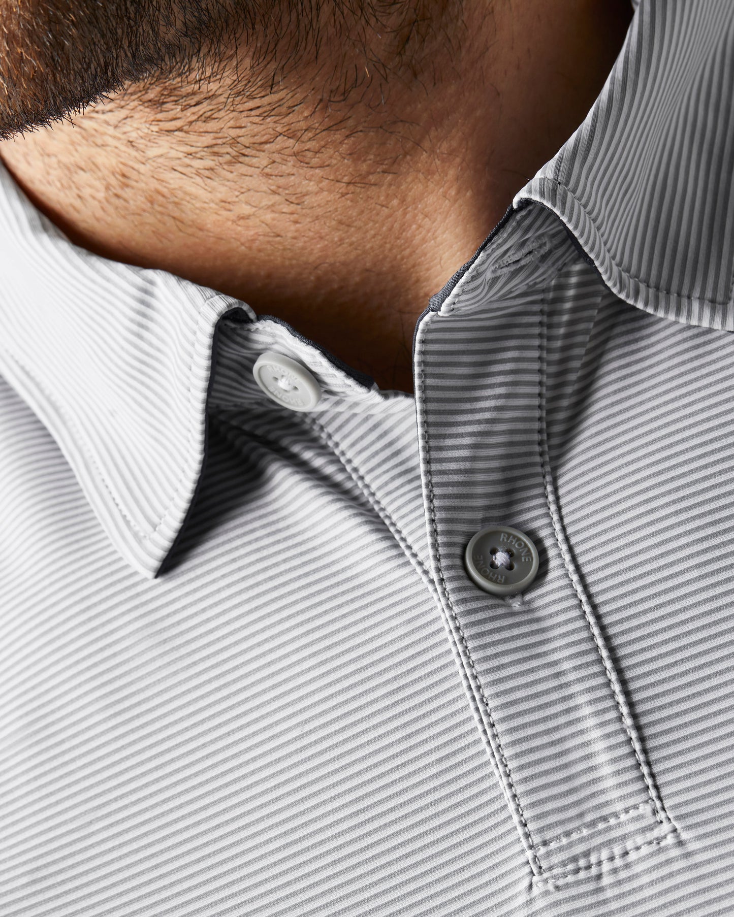 Commuter® Polo -- Silver Stripe