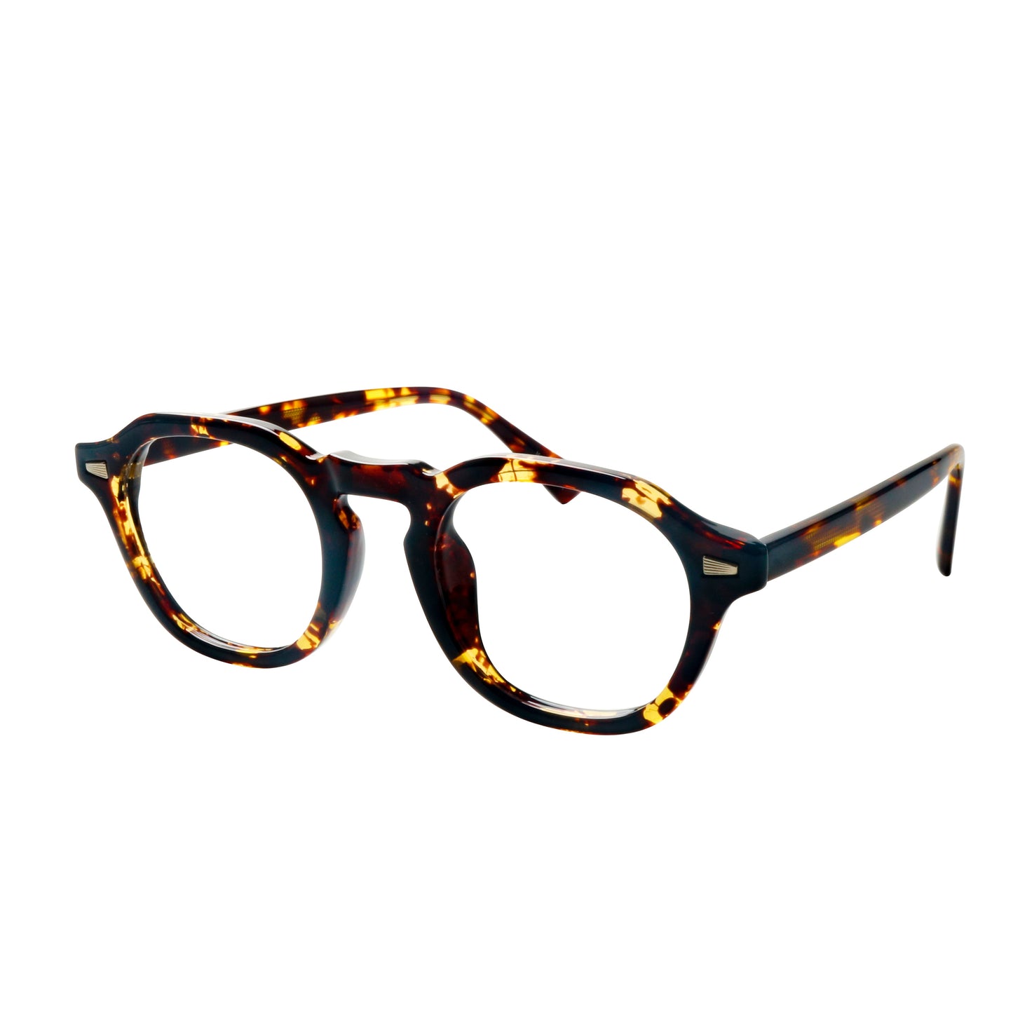 Roger Acetate Round Eyeglasses