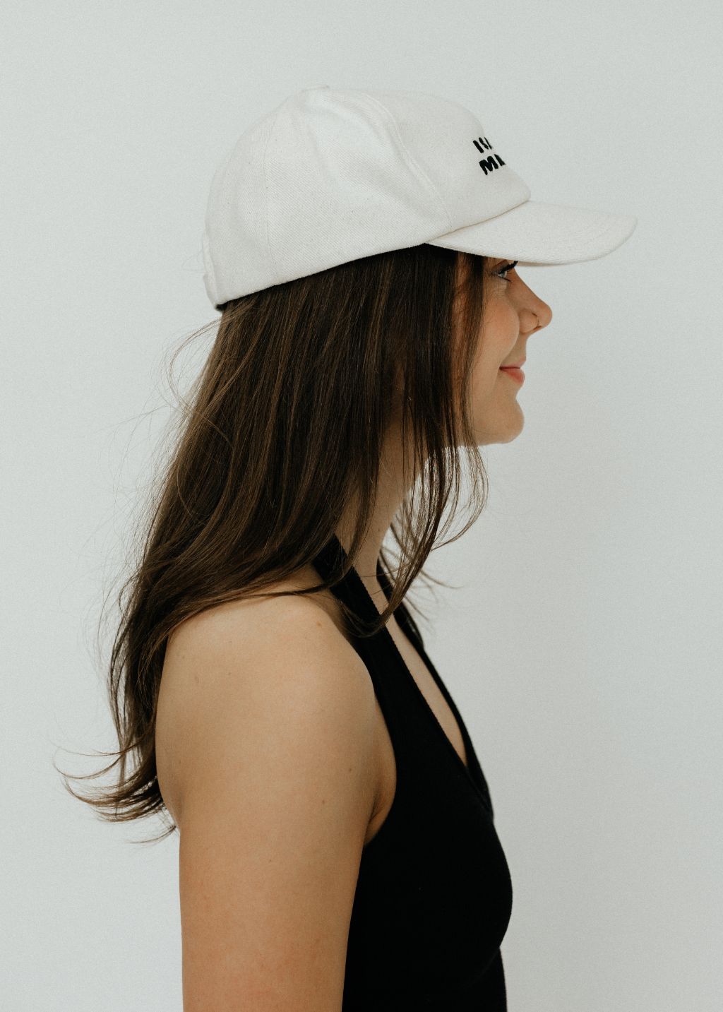 Isabel Marant Tyron Hat in Ecru/Black