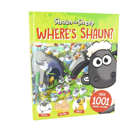 Where's Shaun? (An Official Shaun the Sheep Search-and-Find Book) By Sweet Cherry Publishing - Ages 6-8 - Hardback