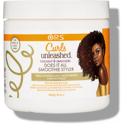 ORS CURLS UNLEASHED COCONUT & AVOCADO DOES IT ALL SMOOTHIE STYLER 16oz