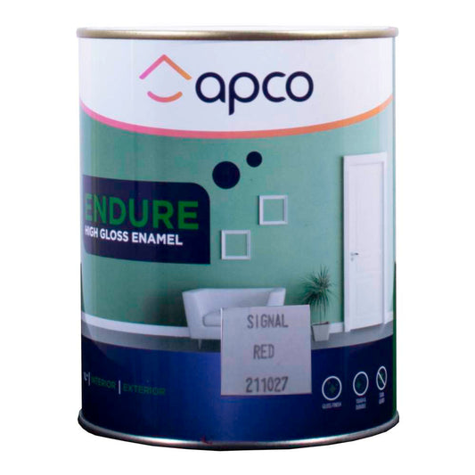 Apco Endure Gloss Enamel Signal Red 1L