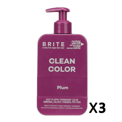 3x Brite Clean Color Plum