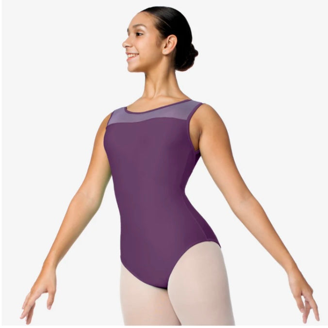 So Danca Adult Dark Purple Gem Tank Leotard