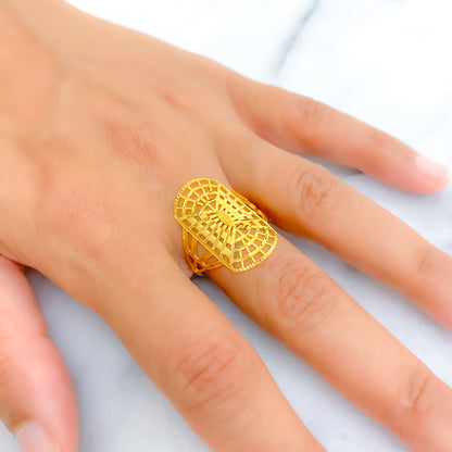 Impressive Exquisite 22k Gold Ring