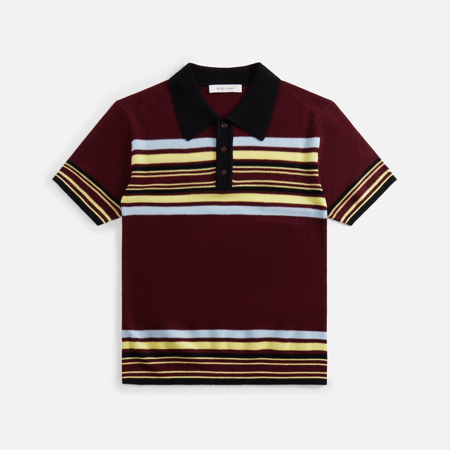 Wales Bonner Wander Polo - Red / Blue / Yellow