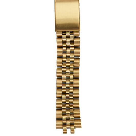 Men's Solid Link Jubilee Style Watch Band - YGP