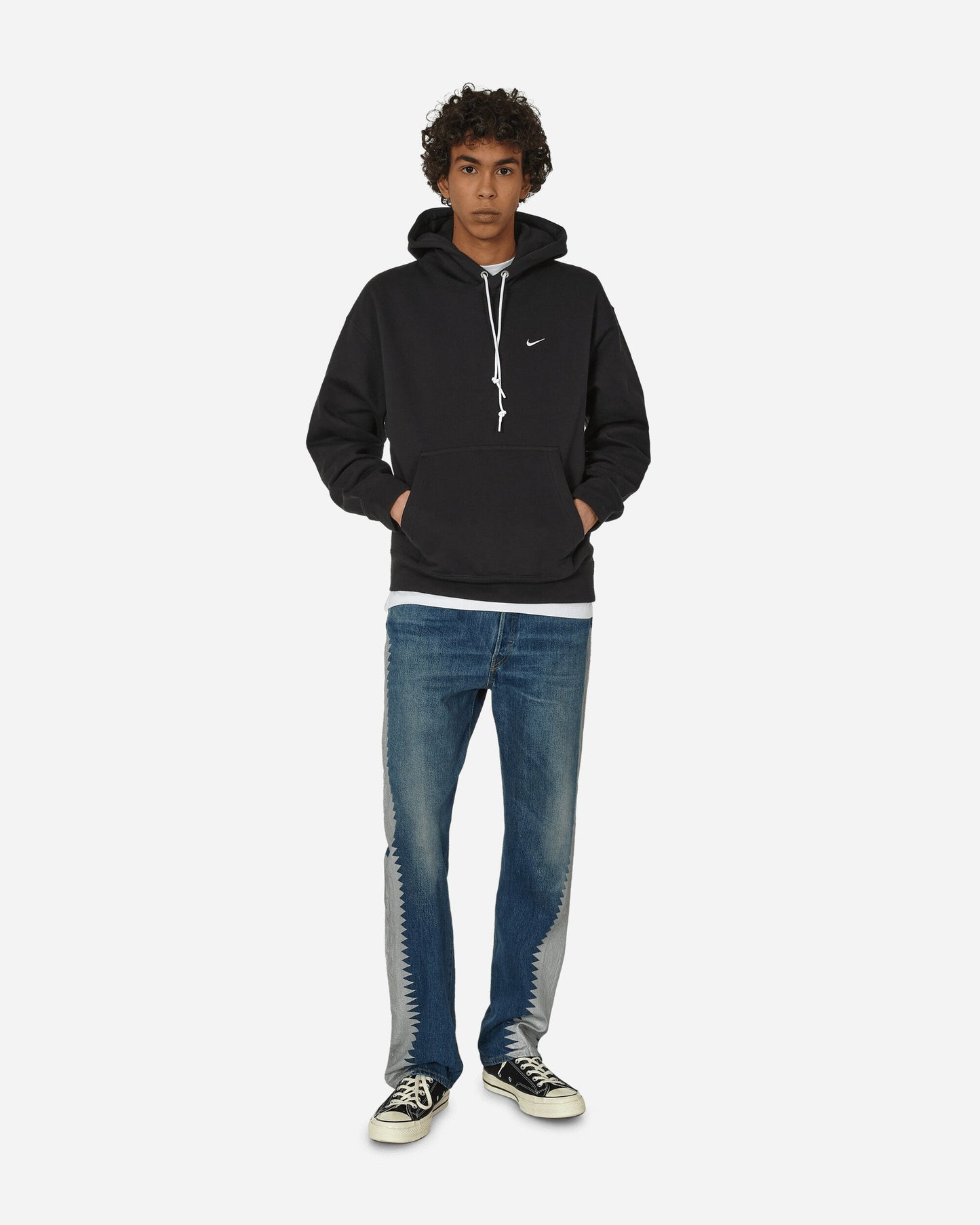 Solo Swoosh Hooded Sweatshirt Black