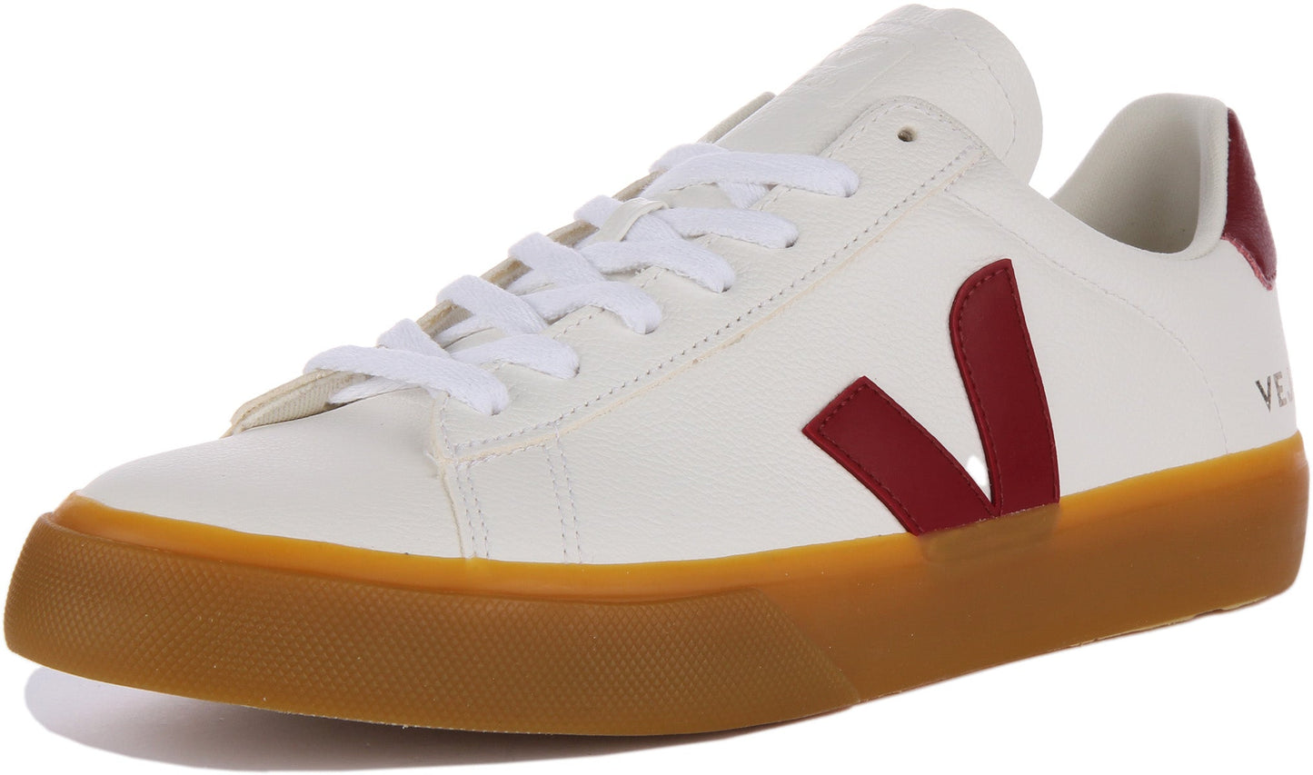 Veja Campo Chromefree In White Red For Women