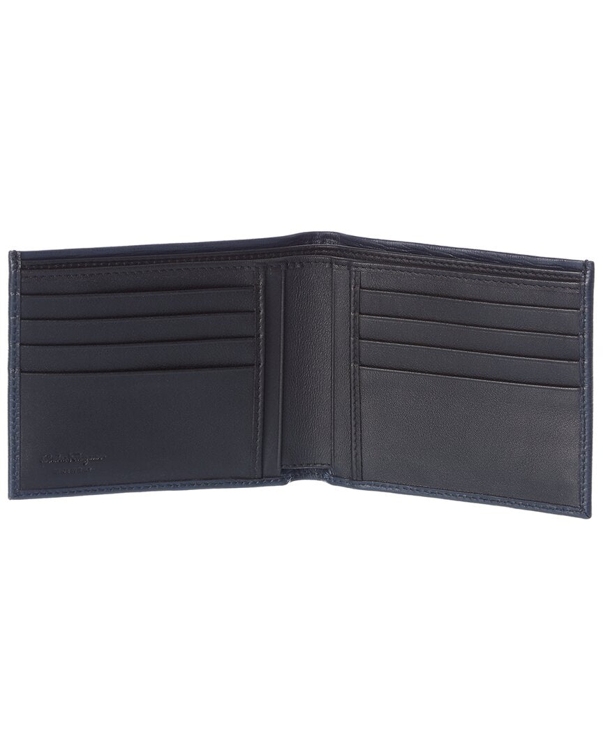 Salvatore Ferragamo Gancini Leather Bifold Wallet