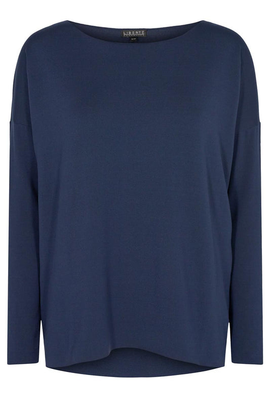 Alma LS Top Fleece | Navy | Fleece top fra Liberté