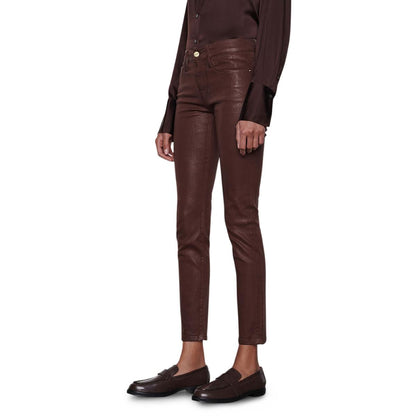 Jeanne Womens Mid-Rise Coated Skinny Jeans