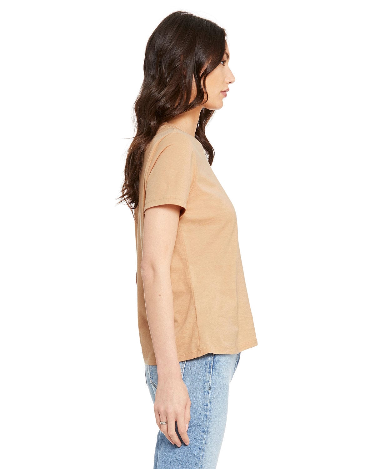 Bella+Canvas Ladies Relaxed Short Sleeve Jersey T-Shirt | Sand Dune